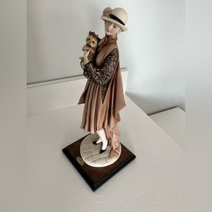 *Mint* GUISEPPE ARMANI “Girl with Yorkshire” Figurine Like New w/ Box!